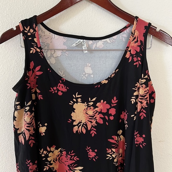 Floral Cold-Shoulder Mudd Dress - Picture 3 of 11